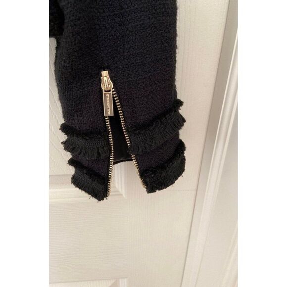 Karl Lagerfeld Paris tweed jacket with fringe - Picture 8 of 8